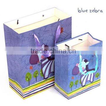 Trendy Lovely Cartoon Animals Paper Shopping Bag photo-5