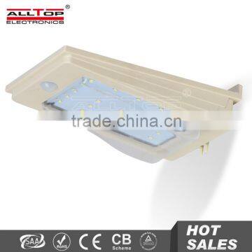 2W Factory Sale All in One Motion Sensor Outdoor IP67 Solar Led Wall Light