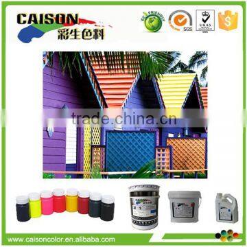 Water based pigment paste for liquid rubber coating