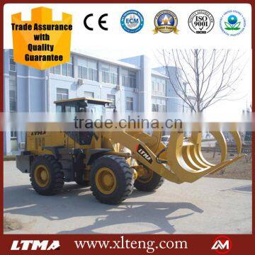 small log loader 3 ton - 8 ton wheel log loader