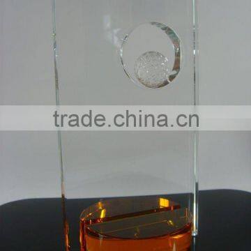 glass trophy,glass award