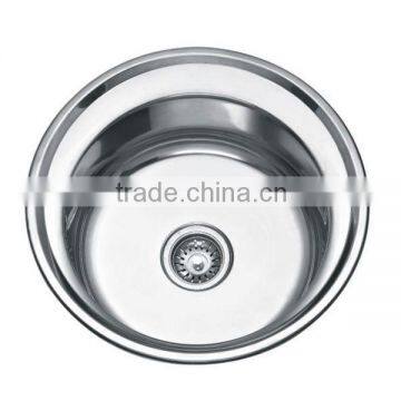 Oval Shaped Stainless Steel Sink Single Bowl Sink
