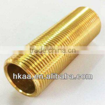 custom brass all threaded nipple