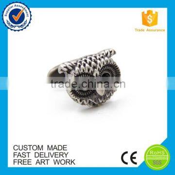 Promotional Metal Gold New Design 3D Owls Fashionable Suit Shirt Cufflinks photo-5