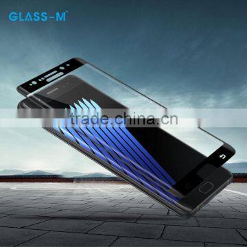 New Coming 0.33mm 9H Glass 3D Full Coverage Cell Phone Protector for Samsung Note 7