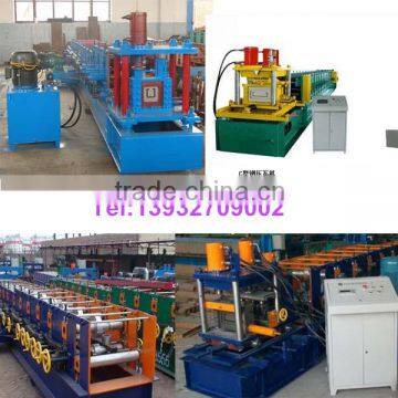 full automatic c lip channel purlin roll forming machine for roof making