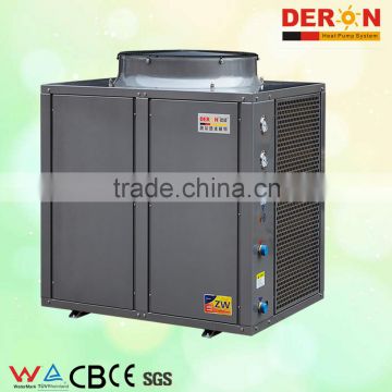 DERON industry air water heat pump low noise, 65 degree hot water for bathing and heated floor