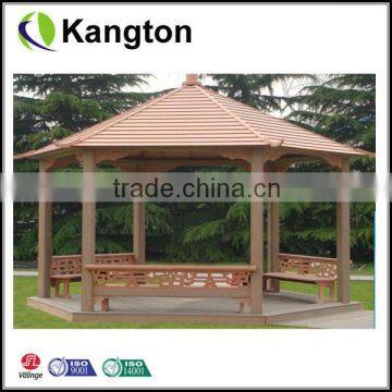 WPC Decking/ wood garden pavilion