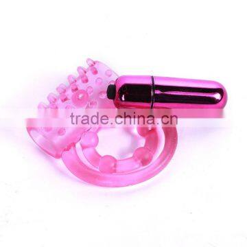 Silicone Vibrating Penis Rings Delay Dual Cock Ring Bullet Vibrator Clitoris Stimulator Erotic Sex Toys For Men Adult Products photo-3