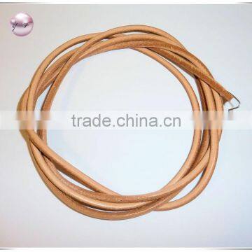 Brown cow split suede leather