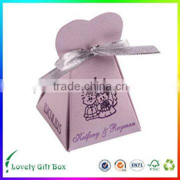 personalized elegant purple paper cake boxes packaging box