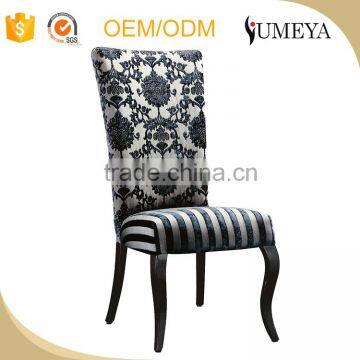 High quality aluminum wooden dining room chairs hotel luxury dining chair