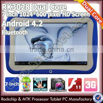 Colorful 7 inch smart tablet android 4.2 jelly bean