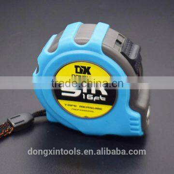 3m 5m 7.5m 10m OEM magnetic hook rubbered steel measuring tape