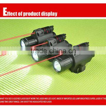 Tactical green and red Laser Sight with LED with rat tail pressure pad