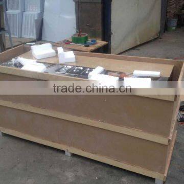 Double Flat Round Pans Fry Roll Ice Cream Machine photo-4