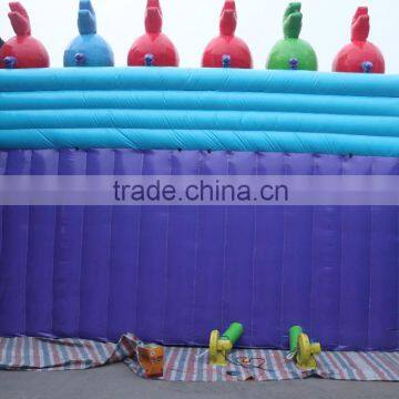 PVC Material Ocean Theme Mini Bouncy Castle, Inflatable Bouncer and Slide With Ladder photo-6