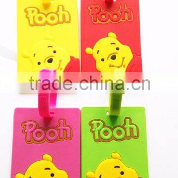 PVC Luggage Tags Manufacture Animation Printed Cute Bag Tags Wholesale photo-5