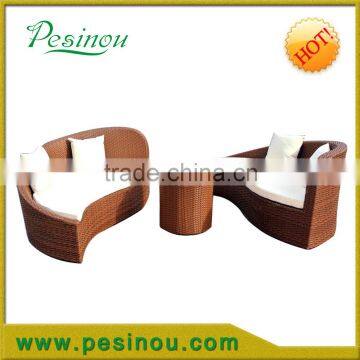 Pesinou Luxury Beach Outdoor Rattan Double bed