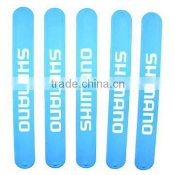 2016 High Quality Cheap Custom Silicone Slap Bracelet Wholesale photo-2