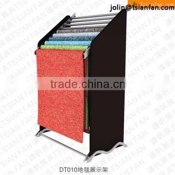DT010 Wholesale carpet sample display rack / carpet display rack orderly