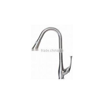 stainless steel pull out kitchen faucet