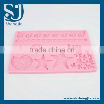 Trade Assurance Wholesales cake lace moulds , cake side decorating veil mat