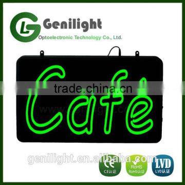 LED Open Display Sign Cafe Shop Bar Pub Light with Power Cable