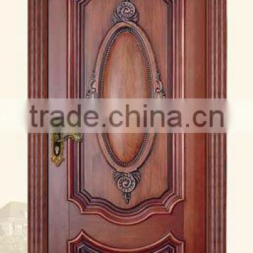 Antique deisgn timber solid wooden entry door