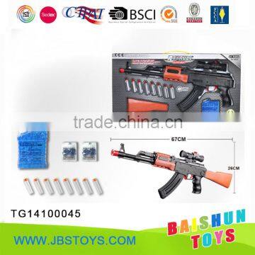 2 in 1 Function Crystal Bullet Gun Toys ,EVA Bullet Gun AK47