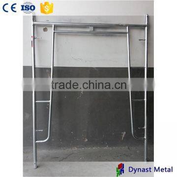 Made in China Wuxi scaffolding constructions Q235 steel hot sale hot dip galvanized Mason H ladder frame scaffolding