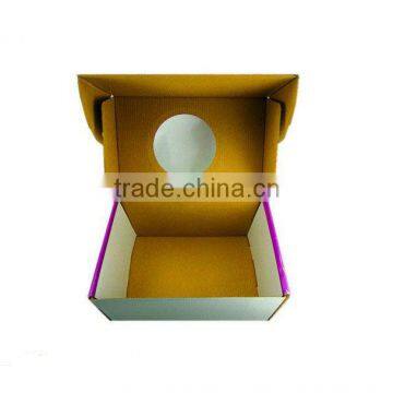 CUSTOMIZED CORRUGATED BOX WITH WINDOW