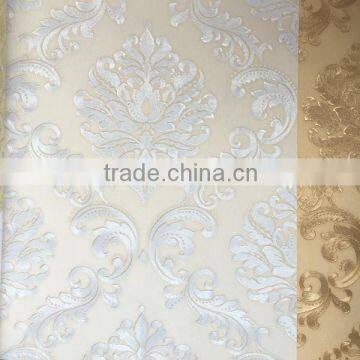 Classic Flower Style Vinyl Italy Wallpaper photo-2