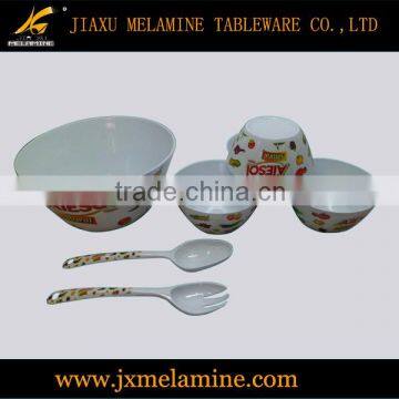 7pcs melamine mixing bowl set