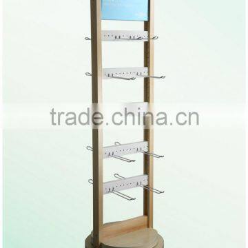 movable floor displays stand