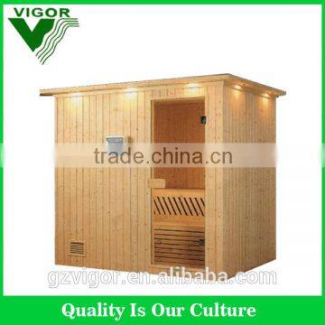 Max 10person wood dry sauna room for commerical used