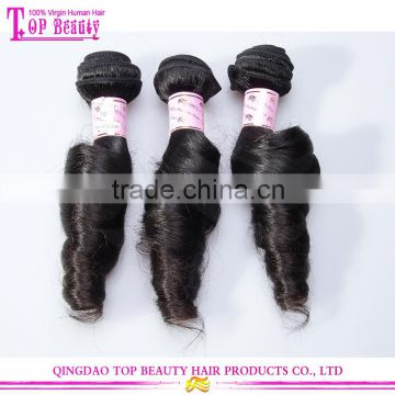 New arrival factory quality unprocessed romance curl weave bohemian remy human hair extension