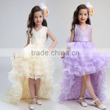 New Children's Princess Dress Flower Girl Dress Costumes Performing Costumes Dress of the Girls photo-2