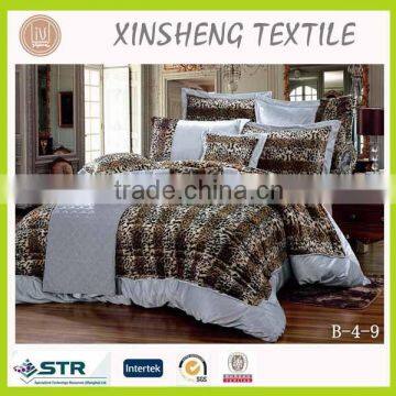 2015 Animial Print bedding set 9pcs comforter set
