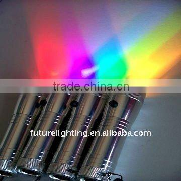 China 2016 Wholesale Factory Small Portable Color Changing Flash and Strobe 3W RGB Flashlight Torch Waterproof photo-5