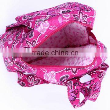 Z326 SD041N Kids Mini Travel 100% Cotton Quilted Backpack photo-3