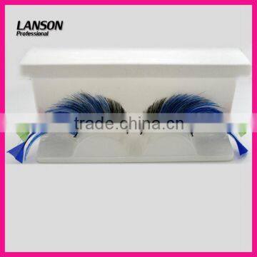 wholesale colorful feather false eyelash Y-026#