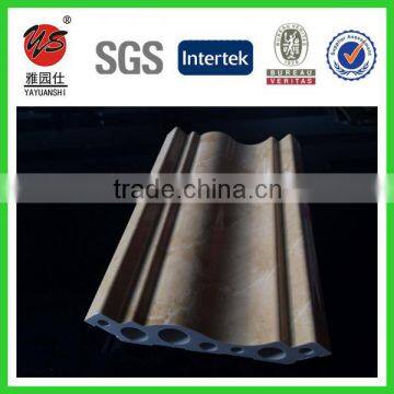 13.6cm panel moulding pvc imitation marble decorative line