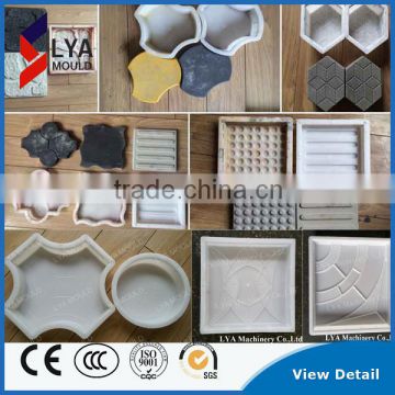 2016 High Quality PP Durable Moulds For Interlock Outdoor Tiles Different Shapes Sizes