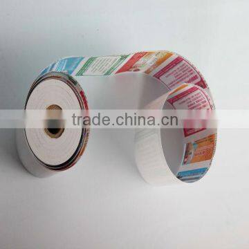 2013 high quality&cheap price customized printed woodfree offset paper with ad