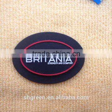 Waterproof 3D Raised Logo Rubber Badge,jacket Sewing on Rubber Patch photo-6