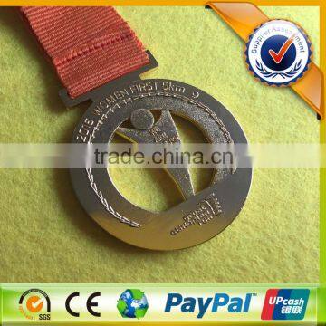 2016 women first 5km running sports medals ,Custom Die-Cast Design Your Own Medal