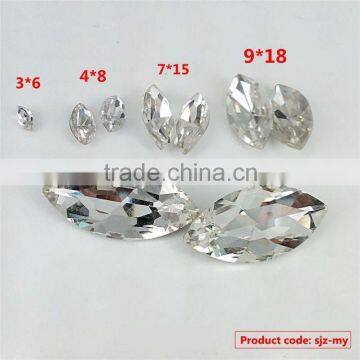 Hot Selling trendy style crystal pointed back rhinestone from manufacturer