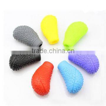 nonslip soft silicone car gear shift knob cover