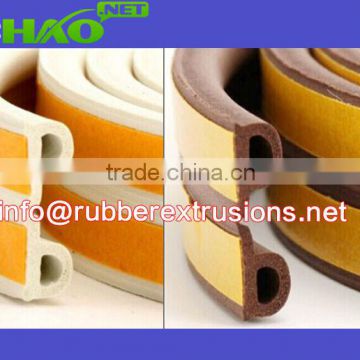 Square Foam Rubber, EPDM Rubber Seal Strip, Rubber Seal With Adhesive Tape